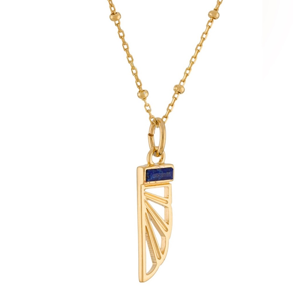 NWOT | Rachel Jackson | Wings of Freedom Charm Necklace | Gold